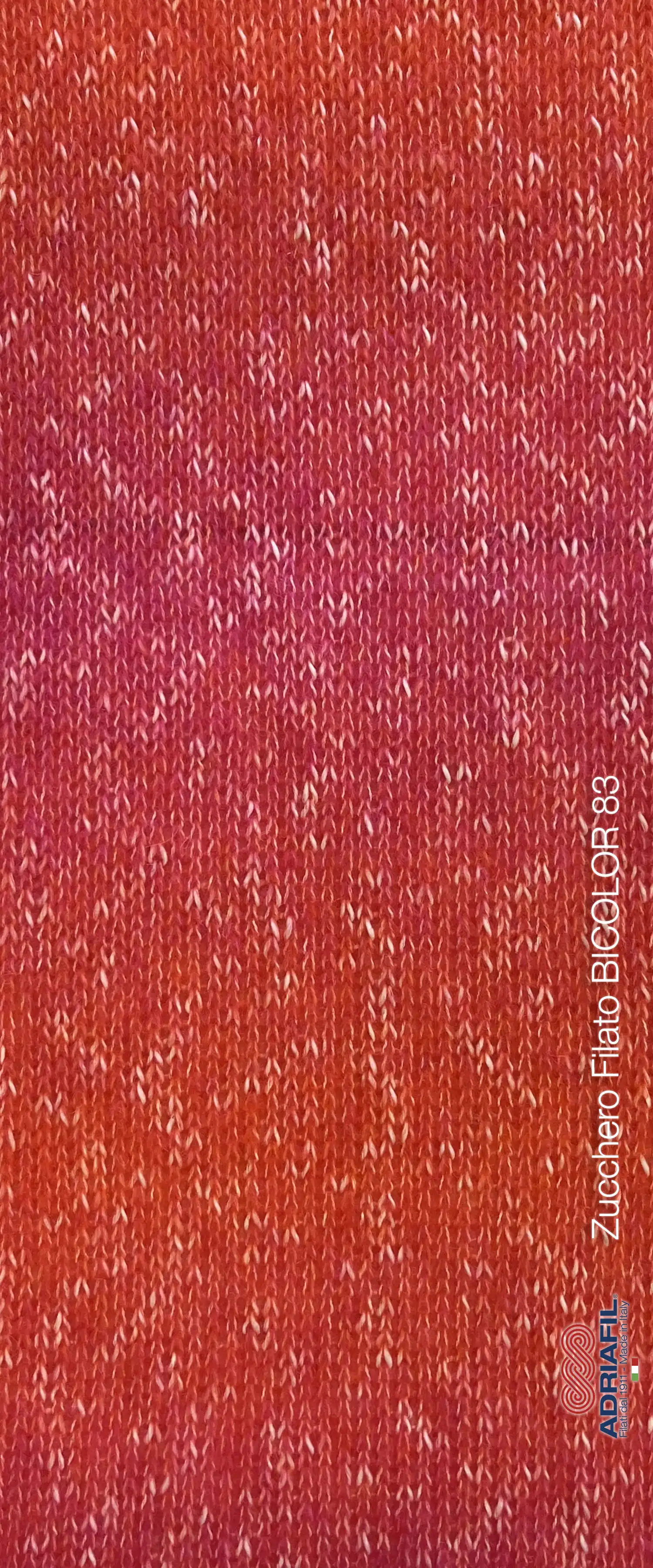 Adriafil Zucchero Filato 83 Fuchsiovooranžové ombré