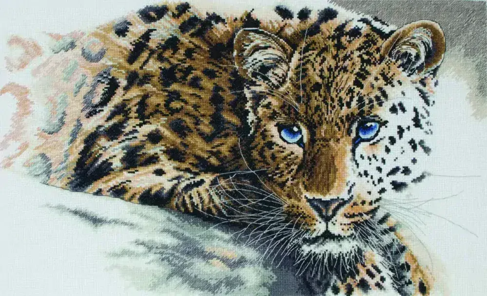 Sada na vyšívání Rare Beauty - gepard