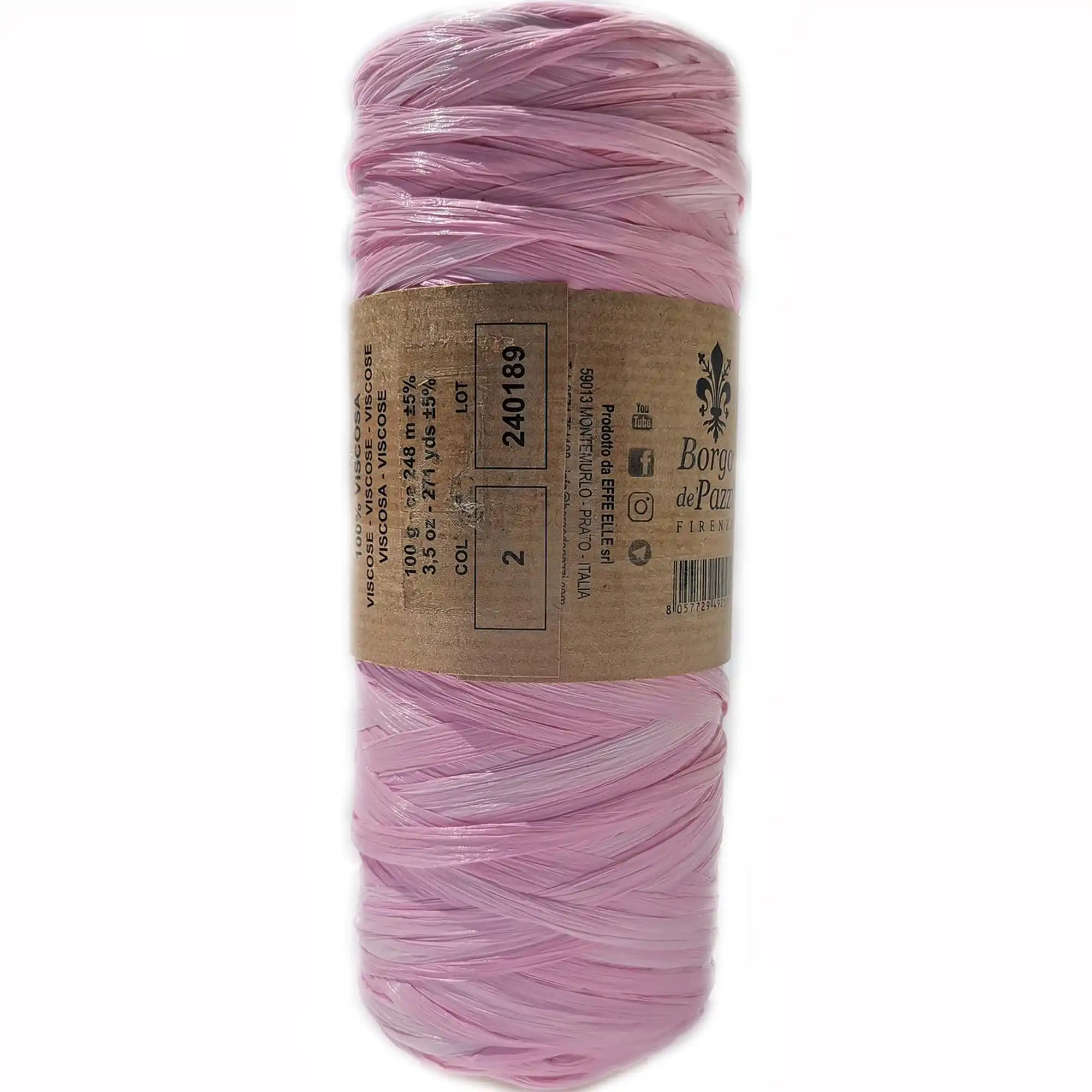 Borgo de Pazzi Rafia 2 Jemně růžová
