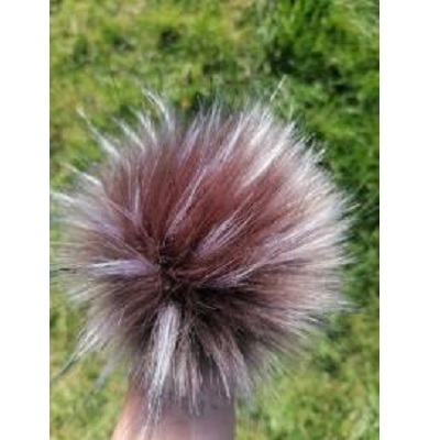 Bambule 20cm hnědá s bílými konečky