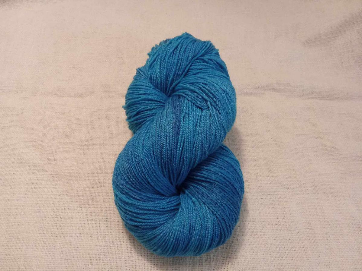 Organic merino Modrá delta