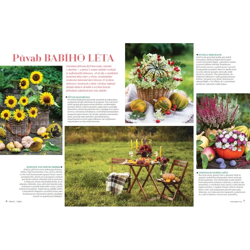  Časopis Ona ví - 5/2025 Podzimní tvoření s láskou