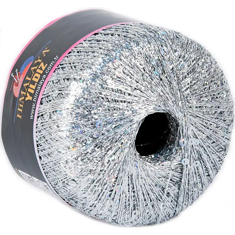 Himalaya Yildiz 58101 Stříbrná se stříbrnými flitry