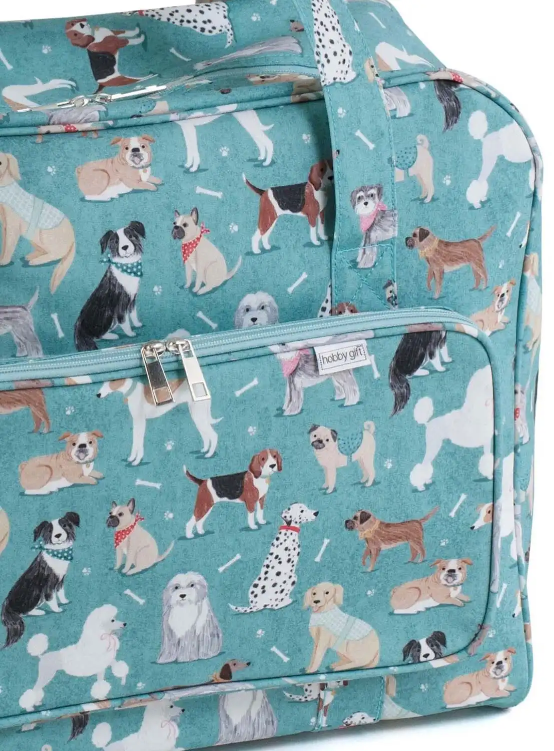 Omyvatelná taška na šicí stroj, pletení a háčkování - Psi