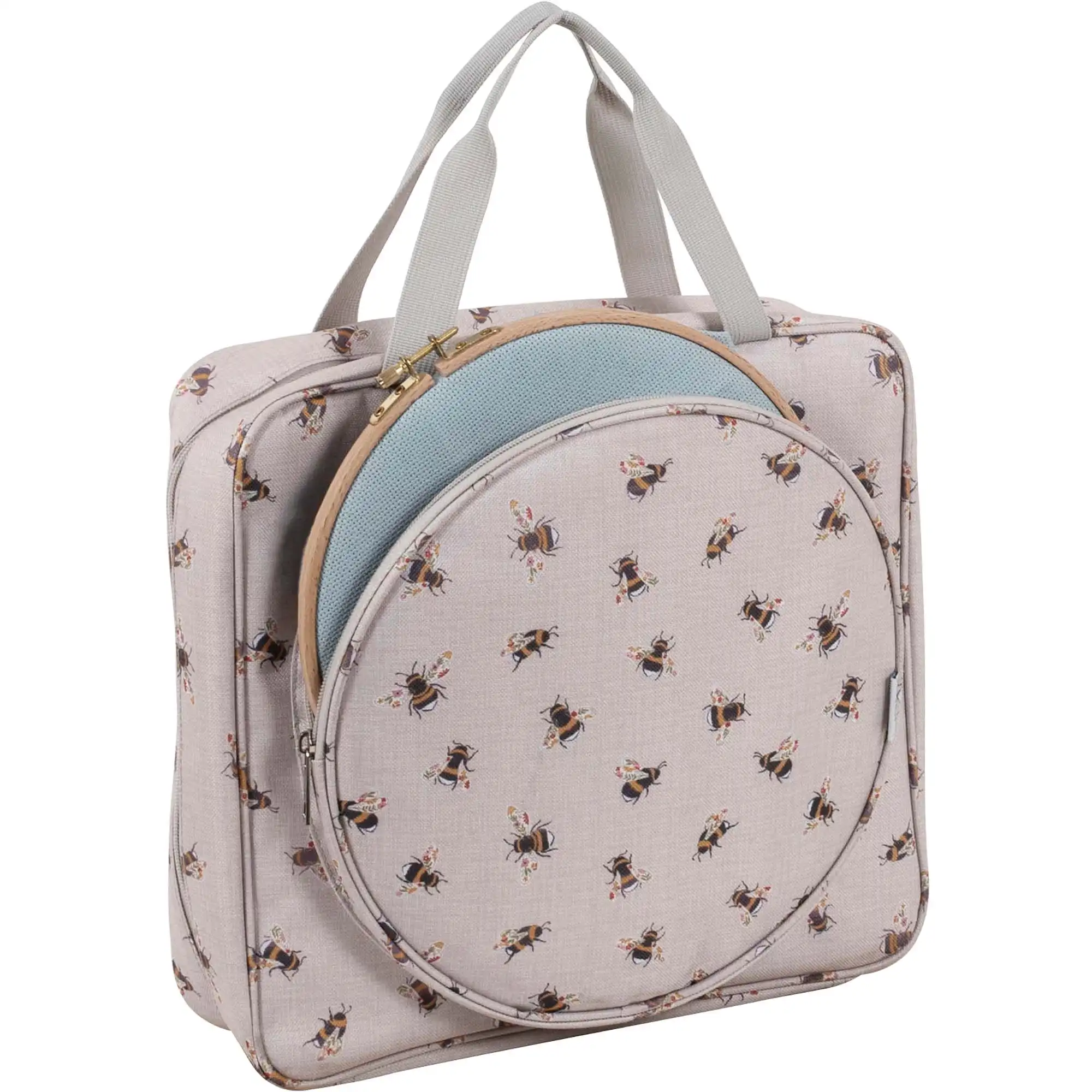 Cestovní taška na vyšívání - Včely 