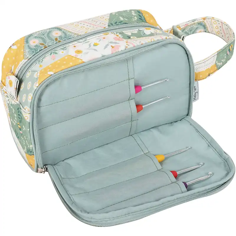 Taška na háčkování - Patchwork