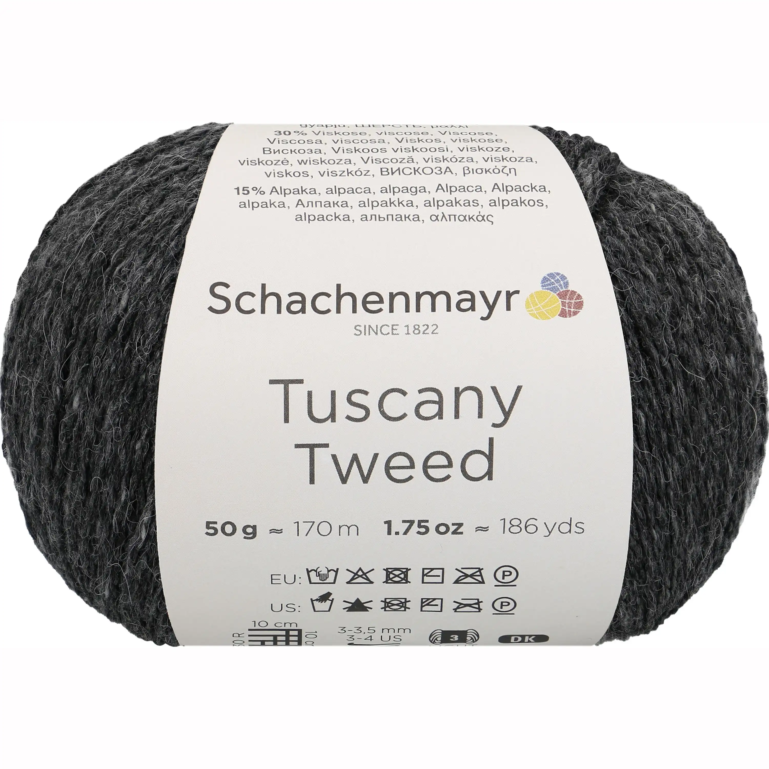 Schachenmayr Tuscany Tweed 97 Tmavě šedá