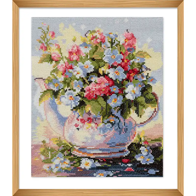 Sada na vyšívání GCSP1 Kytice