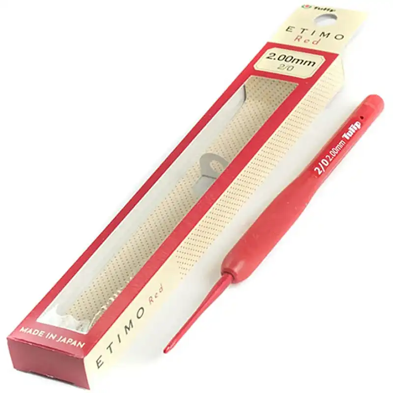 Ergonomický háček Tulip Etimo Red 2mm