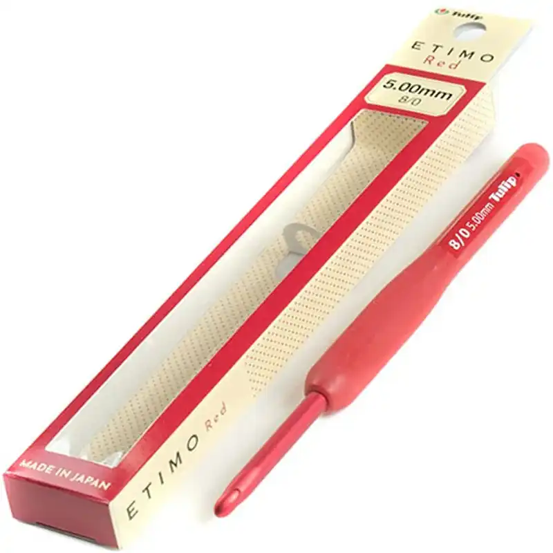 Ergonomický háček Tulip Etimo Red 5mm