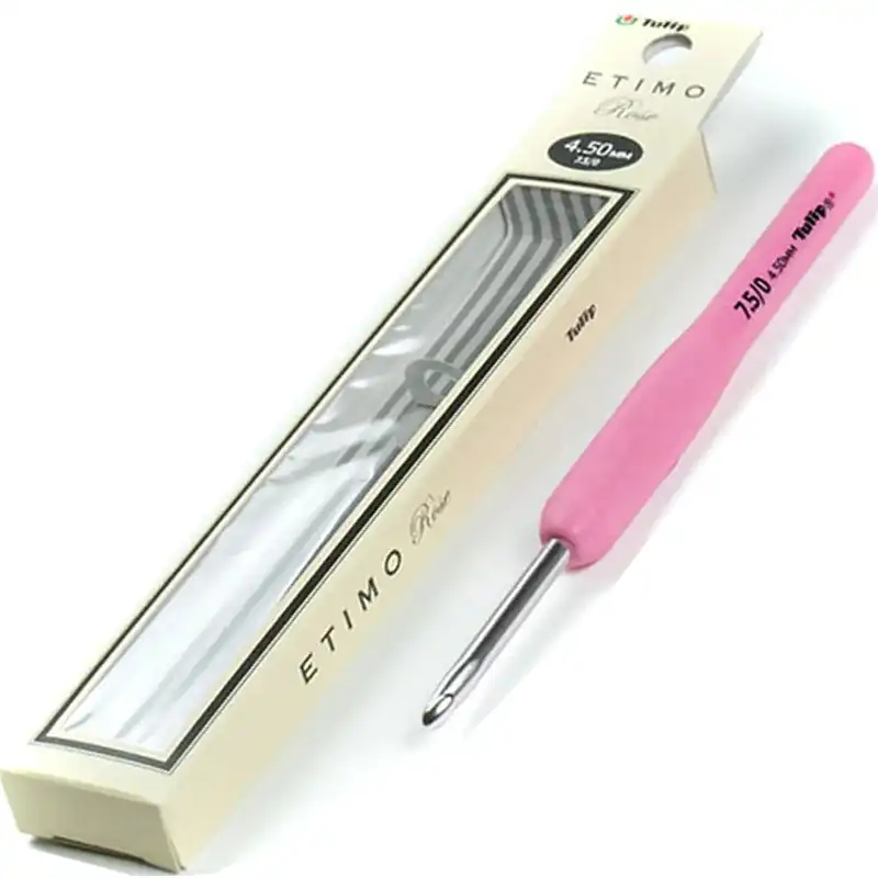 Ergonomický háček Tulip Etimo Rose Pink 4,5mm