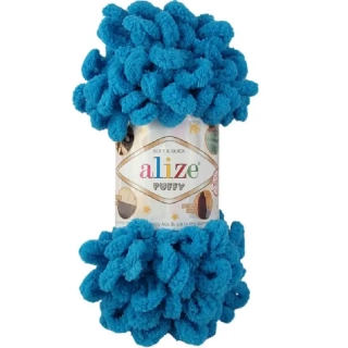 Alize Puffy 16 tm. Tyrkysová