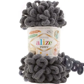 Alize Puffy 53 Tmavě šedá