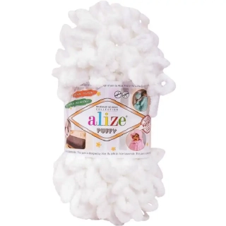 Alize Puffy 55 Bílá