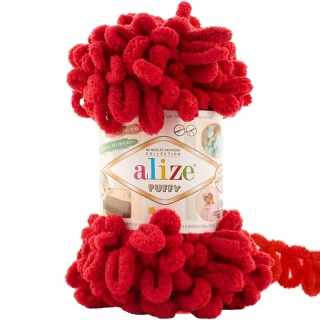Alize Puffy 106 Červená