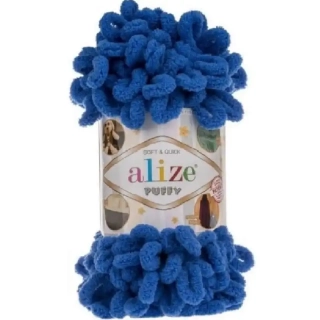 Alize Puffy 141 středně Modrá