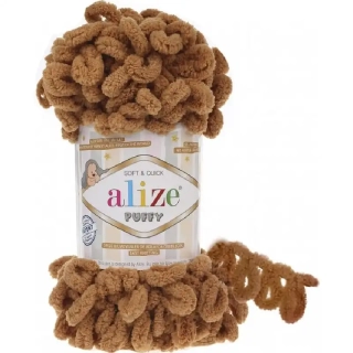 Alize Puffy 179 tmavá Hořčice