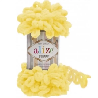 Alize Puffy 216 sytě Žlutá