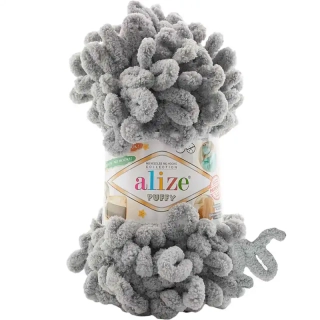 Alize Puffy 302 Šedá