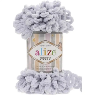 Alize Puffy 416 sv. Šedá
