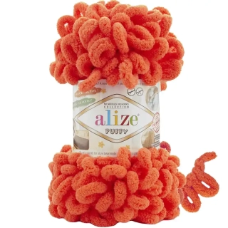 Alize Puffy 421 Oranžová neon