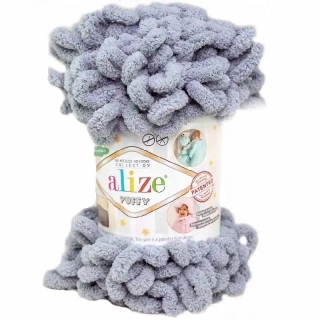 Alize Puffy 428 Šedá