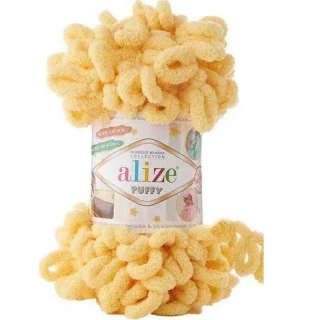 Alize Puffy 509 Pastelová Žlutá