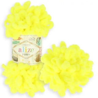 Alize Puffy 552 Neonová žlutá