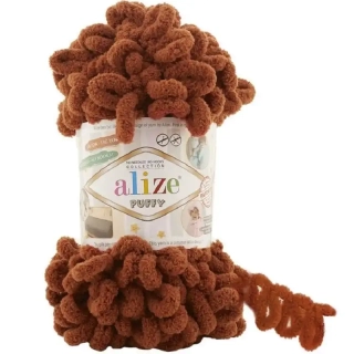 Alize Puffy 597 Skořicová