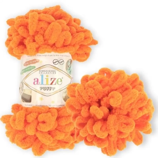 Alize Puffy 766 Jasná oranžová