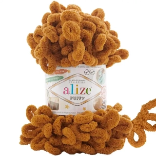 Alize Puffy 775 Tmavě hořčicová