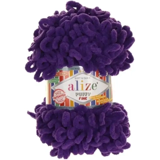 Příze Puffy Fine 44 tm. Fialová