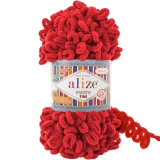 Alize Puffy Fine 106 Třešňová