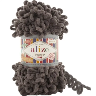 Alize Puffy Fine 305 tm. káva