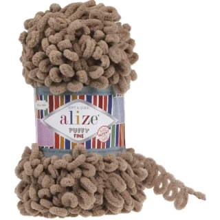 Alize Puffy Fine 329 sv. hnědá