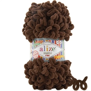 Alize Puffy Fine 493 Kávová