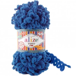 Alize Puffy Fine 637 Letecká modrá
