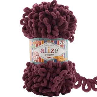 Alize Puffy Fine 956 Vínová