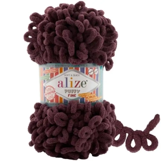 Alize Puffy Fine 993 Kaštanová