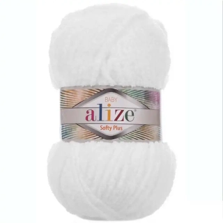Alize Softy plus 55 Bílá