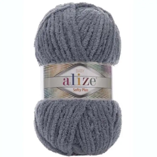 Alize Softy plus 87 tm. šedá