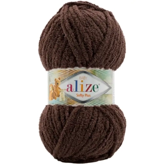 Alize Softy plus 493 Čokoládová