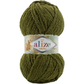 Alize Softy plus 620 tm. Zelená