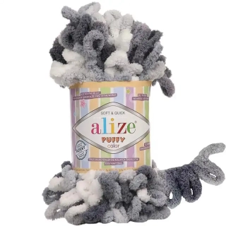 Alize Puffy Color 5882 Odstíny šedé