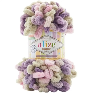 Alize Puffy Color 6510 fialová růžová šalvěj 