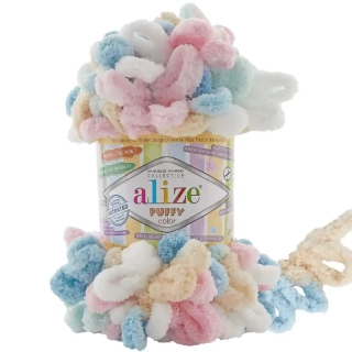 Alize Puffy Color 6523 Jemně pastelová
