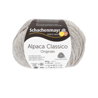 Schachenmayr Alpaca Classico 90 Světle šedý melír