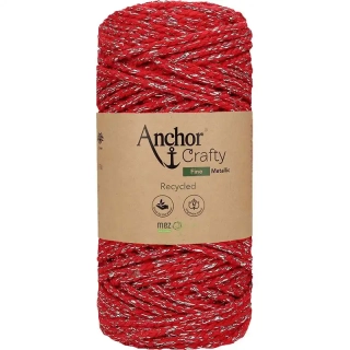 Anchor Crafty fine Metallic 503 Červená