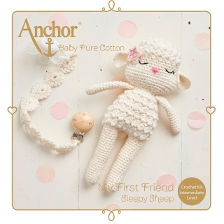 Kompletní sada na háčkování AMIGURUMI KIT - Ovečka