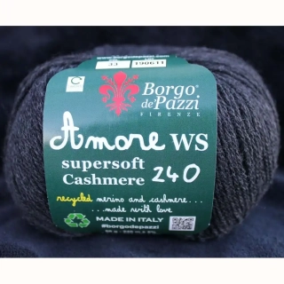 Borgo de Pazzi Amore WS Super soft Cashmere 240 Antracit 33